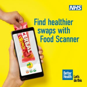 aplikacja food scanner nhs